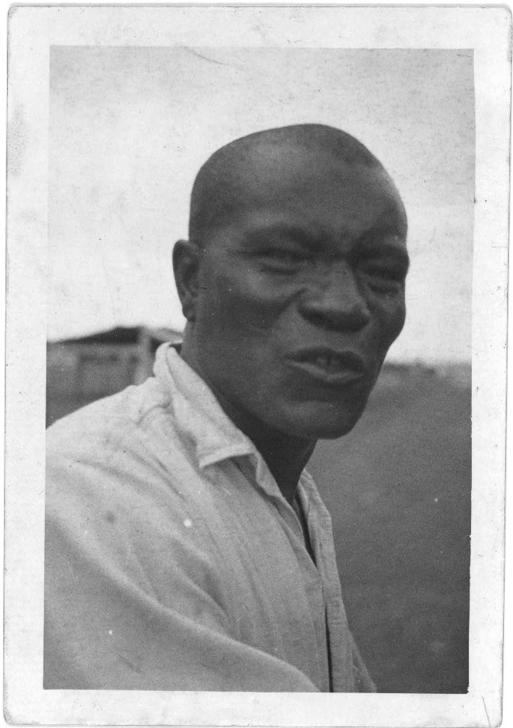 James Baker, known as Iron Head, photographed at Sugar Land, Texas, 1934